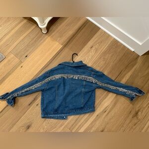 Revolve Superdown Fringe Denim Jacket